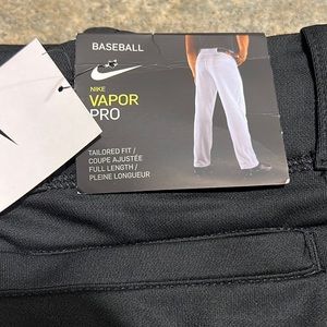 Nike black vapor pro baseball pants new